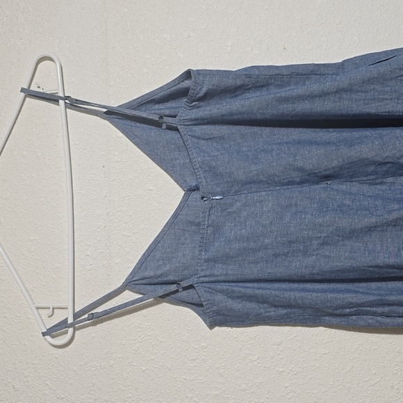 Hatch Chambray Blue Jumpsuit Size 0/S Blue - Picture 5 of 6